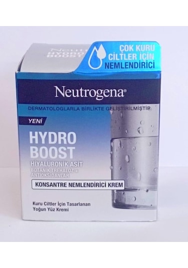 Neutrogena Hydro Boost Hyaluronic Acid Konsantre Nemlendirici Krem 50 ML