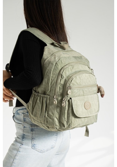 Orta Boy Sırt Çantası Ultra Hafif Çok Cepli Vizon Model: 571-3j - Vizon