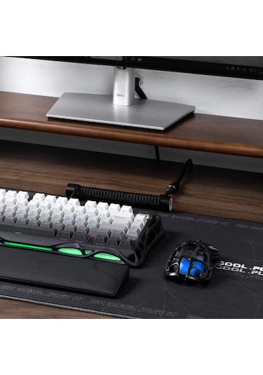 Gravastar Sarmal Aviator Usb To Type-c Mekanik Klavye Uyumlu Oyuncu Kablosu, 1.85m, Siyah