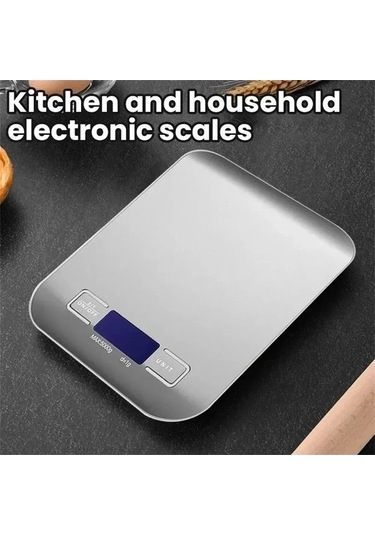 Ulzyvf Createtech Terazi Şarj Paslanmaz Elektronik Edilebilir Çelik Ambition Cb Gümüş, Şık Tasarım İle Göz Kamaştırıcı Gümüş Renk Gümüş