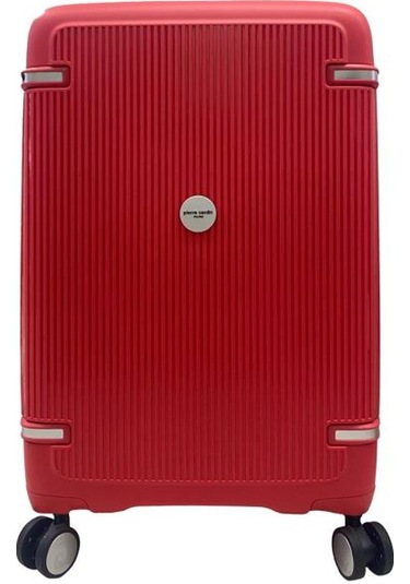 Pierre Cardin Orta Boy %100 Polipropilen Valiz Kırmızı 04pc7070 Kırmızı