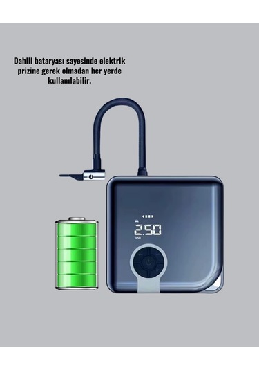 Bfs Dijital Ekranlı Taşınabilir Akıllı Araç Hava Kompresörü