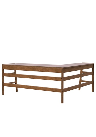 Woodesk Luz Ahşap Çalışma Masası 160x65 Ceviz Renk Cpt4644-160