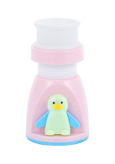 Cbtx 3 Pcs Mutfak Penguen Karikatür Musluk Sıçramaya Dayanıklı Duş Yağmurlama Ev Musluk Suyu Genişletici Evrensel Su Tasarrufu Filtresi Pembe
