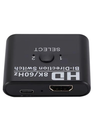 Hdmi Splitter 8k 60hz Switch Bi-directional Çift Yönlü Çevirici