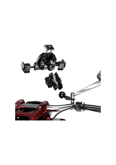 M27 Ayna Dibi Bağlantılı Titreşim Modüllü Telefon Tutucu