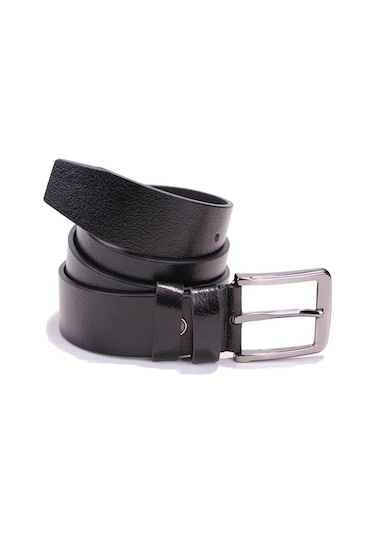 Dagoster DMK26-467DG Siyah 4 CM Hakiki Deri Erkek Kemer Siyah