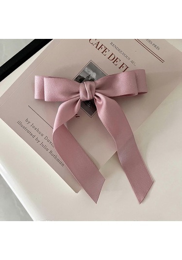 Fiyonk Şeklinde Saç Tokaları Sıcak Kız Uzun Kurdele Fiyonk0004 Diğer