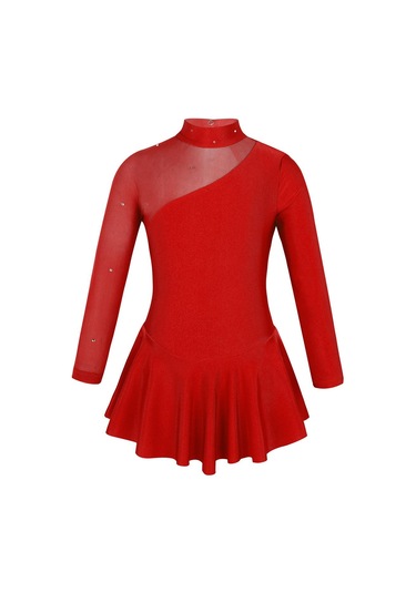 Uzun Kollu Backless Mock Boyun ...