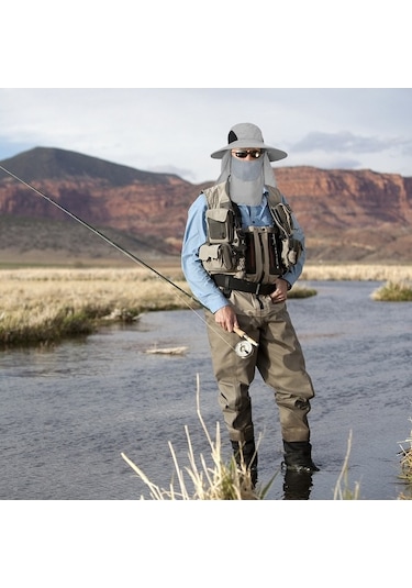 Artfulabode Yüz Yürüyüşü Ve Ve Uv Tırmanma Şapkası Şapkası Mekan Koruma Kapağı Kadınlar İle İçin Güneş Gri Flabı Erkekler Dış Dağ Boyun Balıkçılık Bahçecilik Qf Gri