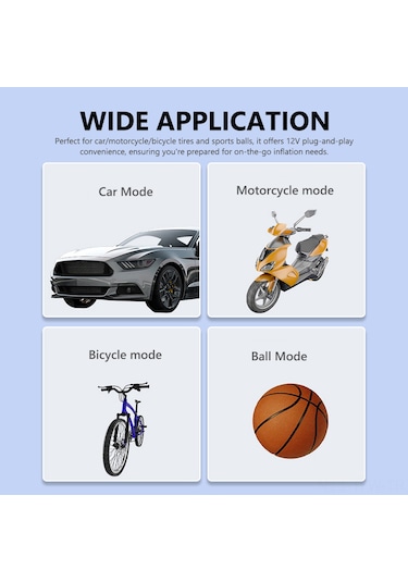 Tenfowee Siyah Kablolu Dijital Gösterge Li Musi N Lasti K Hava Pompa - Otomatik Durdurma, 4 Basınç Birimi, Çok Fonksi Yonlu Taşınabilir Tenfowee Siyah Kablolu Dijital Gösterge Li Musi N Lasti K Hava Pompa - Otomatik Durdurma, 4 Basınç Birimi, Çok Fonksi Yonlu Taşınabilir