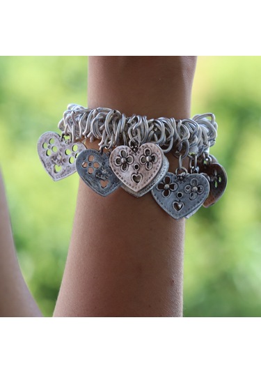 Primerocollection Gümüş Kaplama Bileklik N11.67946 Gri