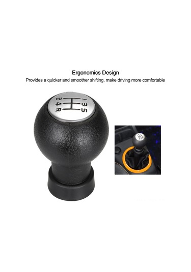 Dianziye Suzuki Swift 2005-2010 Sx4 İçin Manuel 5 Vitesi Plastik Vites Çubuğu Kolu Siyah Ve Gümüş Diğer