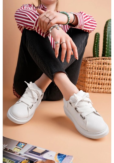 Luis A Costa Lc105 Beyaz Kadın Sneaker Renkli