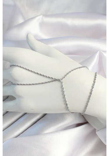 Pirinç Gümüş Renk Burgu Zincirli Şahmeran - Tj-sn646 Çok Renkli