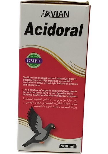 Royal Acidoral 100 ML Kuşlardaki İshaller için Organik Asit