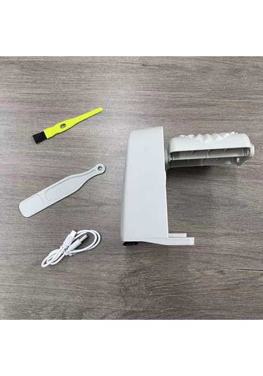 Youtek Evde Otomatik Manti Hamuru Sıkma Makinesi - Küçük Boylu, Kolay Kullanım, Mutfak Zirvesi Uygulaması Beyaz