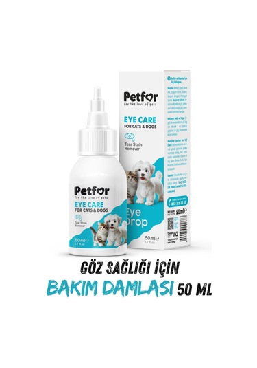 Kedi Ve Köpekler İçin Göz Bakım Damlası 50 Ml