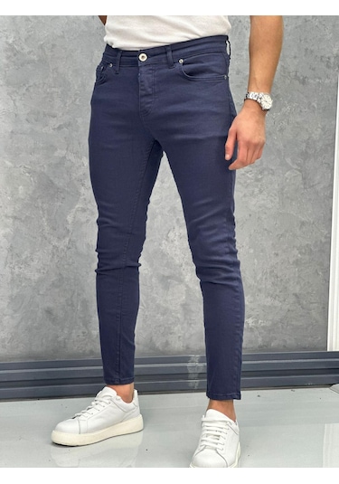 Modefendi Slim Fit Likralı Kot Pantolon Lacivert