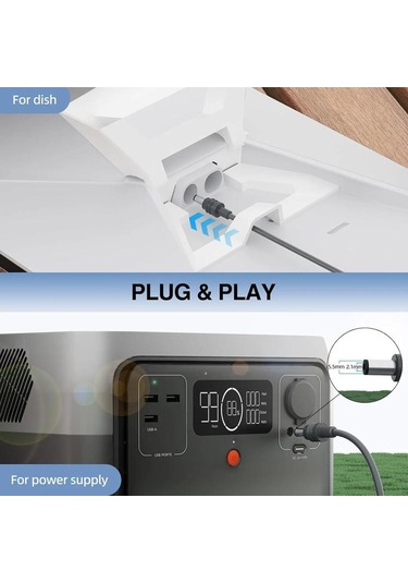 Edup Ep-sk0098 5m Mini 5.5 X 2.1mm Dc'den Dc'ye Güç Kablosu