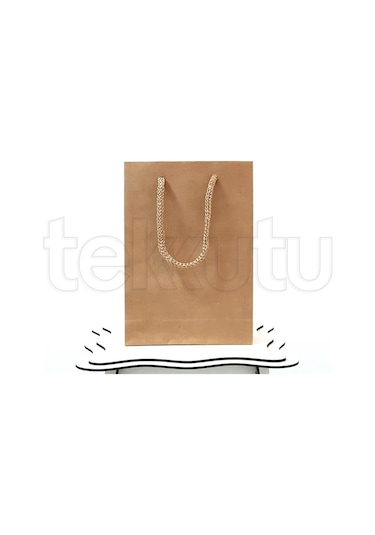 Kraft Karton Çanta 25 Adet 15.5X22X6 Cm
