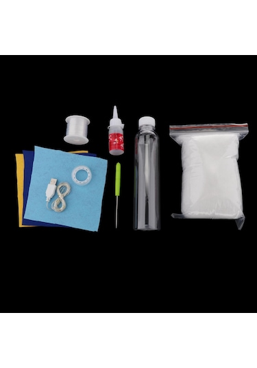 Suntek Led Gece Lambası Pamuk Bulut Şekli Işık Asılı Lamba Usb Sıcak Sarı Diğer