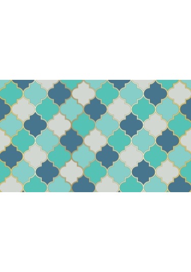 Şeffaf Vitray Desen Yapışkanlı Folyo 90cmx 2 Metre