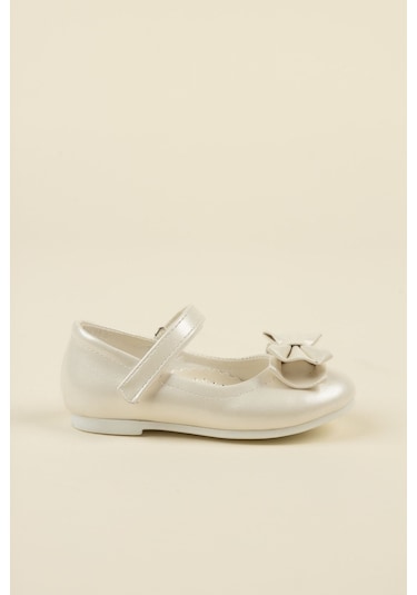 EPAAVM - Fiyonklu Sedef  Kız Çocuk Ayakkabı - EYL1526 Bej