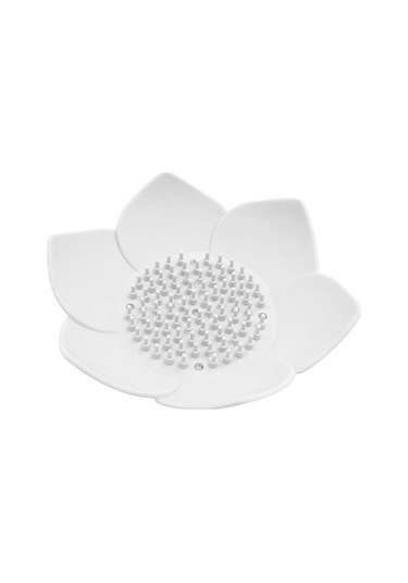 Novahub Beyaz Silikon Sabun Kutusu Silikon Sabun Banyo Saklama Sabunu Kutusu Beyaz