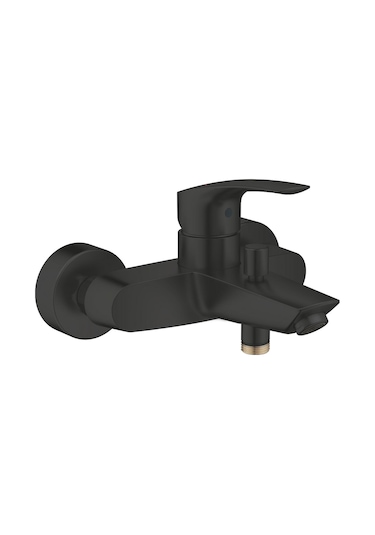 Grohe 333002433 Eurosmart Tek Kumandalı Banyo Bataryası Siyah Mat Siyah