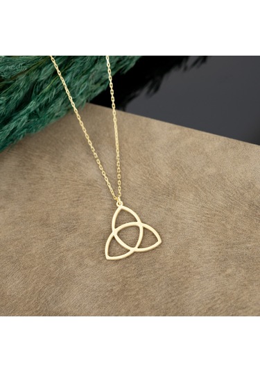 Üçlü Tribal Gümüş Kolye