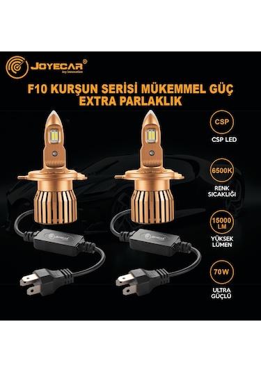 Joyecar F10 Kurşun Mini/Slim Led Xenon Far Csp Led 434909669