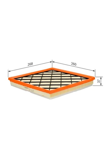 Opel Astra J 1.4 Turbo Hava Filtresi 2010 - 2016 Bosch
