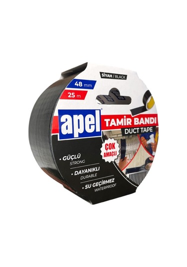 Apel Tamir Bandı Siyah 48 Mm X 25 M