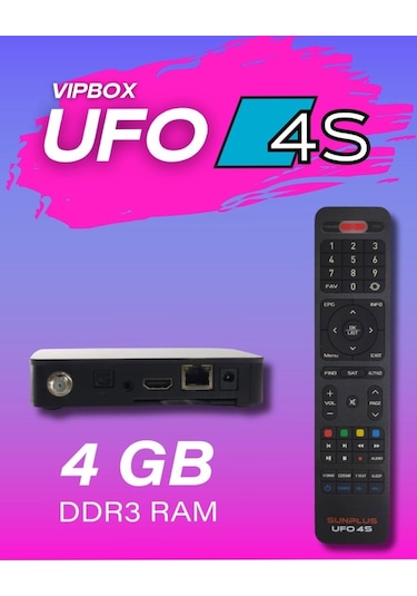 Sunplus Vıpbox Ufo 4S Uydu Alıcı