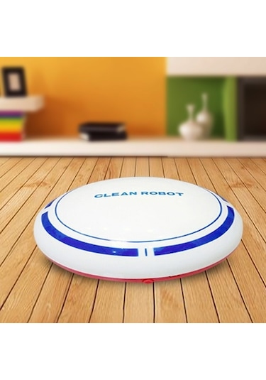 2 In 1 Şarj Edilebilir Zemin Süpürme Robotu Toz Toplayıcı Akıllı Otomatik İndüksiyon Zemin Süpürme Robotu Elektrikli Süpürge Siyah