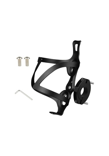 Döner Tabanlı Junsunmay Bisiklet Bardak Tutucu Kafesleri Bisiklet Su Şişesi Alüminyum Alaşımlı Braket Siyah Siyah