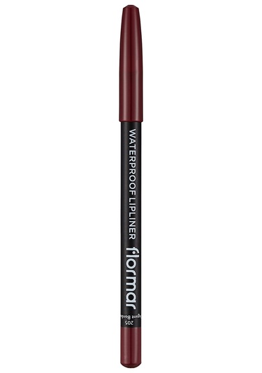 Flormar Dudak Kalemi - Waterproof Lipliner 205 Elegant Bordeaux 8690604111053