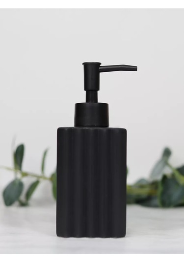 Denezo Seramik Sıvı Sabunluk, Banyo Dağıtıcısı 211382805 Siyah