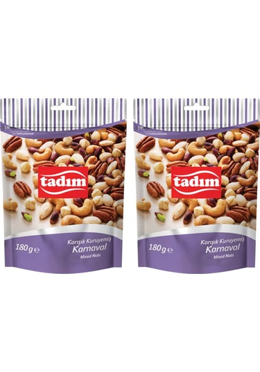 Tadım Karışık Kuruyemiş Karnaval 180 Gr 2 Li 180 G