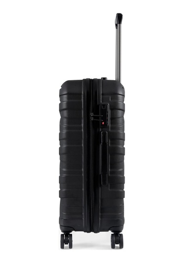 Ççs Nc-092 Abs Orta Boy Valiz Siyah-siyah Siyah - Siyah