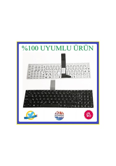 Asya.Depo Asus Uyumlu X550L Klavye Tuş Takımı Siyah Tr