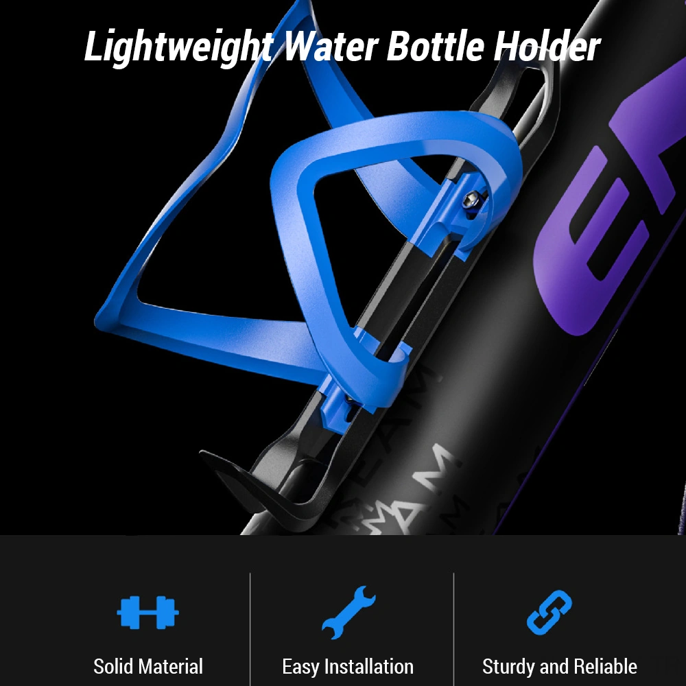 Youmex Bisiklet Su Flas Holderı, Yol Ve Dağ Bisikletleri İçin Evrensel, Hafif Ve Sağlam, Siyah, Polikarbonat Ve Cam Karbon Fiber, 39g Siyah