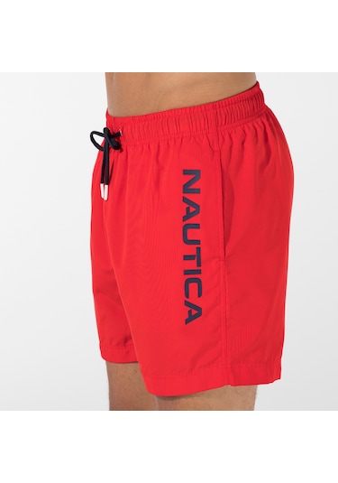 Nautica Erkek Kırmızı Mayo Şort Düz T35112t