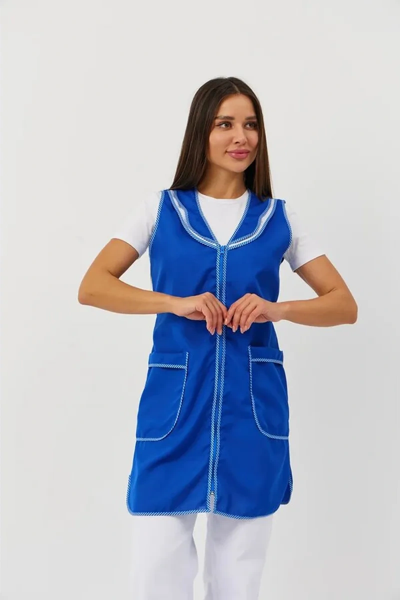 Dadilove Pazarcı Önlüğü, Dayanıklı Gabardin İş Önlüğü 365438656 Mavi