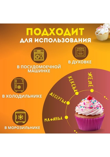 Vkemall 12'li Yuvarlak Kek Kalıbı - Karbon Çelik Anti Yapışkan Muffin Kalıbı - Evde Kek Pişirme Seti 1 Fırın Tepsisi + 12 Silikon Bardağı Çok Renkli