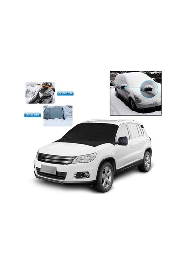 Dancemonkey Otomobil Gümüş Kaplı Kumaş Güneşlik, Ön Lastik Bant, Kar Kalkanı