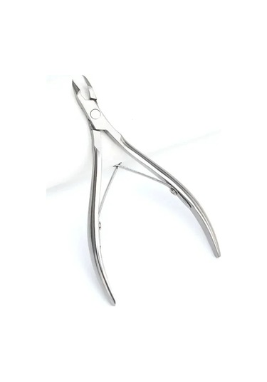 Profesyonel Tırnak Makası Paslanmaz Çelik Tırnak Eti Makası Sanat Manikür Pedikür Bakımı Trim Pense Kesici Güzellik Makas Aracı Açık Gri