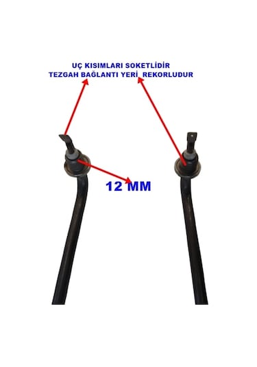Ender Benmari 30 Cm Rekorlu Kıvrık Rezistans 1000w 220v 8,5 Cr-ni