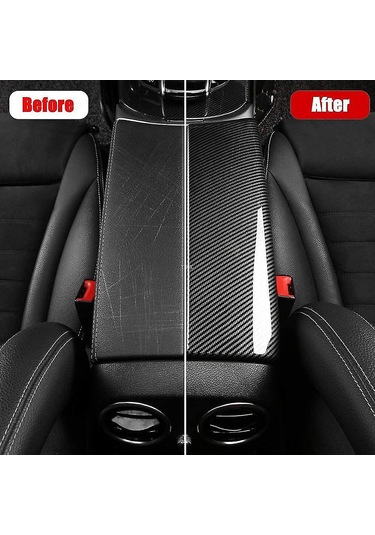 Suofeng Mercedes E Class W213 2016-2019 Sol Karbon Fiber Kolçak Kutusu - Abs Malzeme